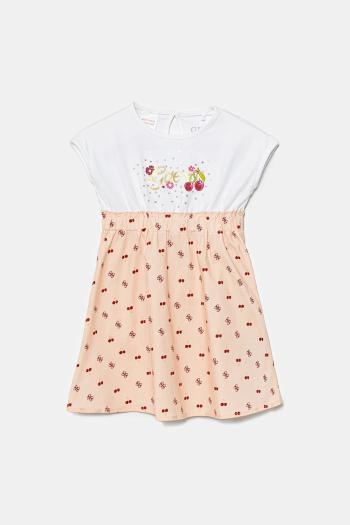 Dievčenské šaty Guess oranžová farba, mini, áčkový strih, K5GK01 K6YW4