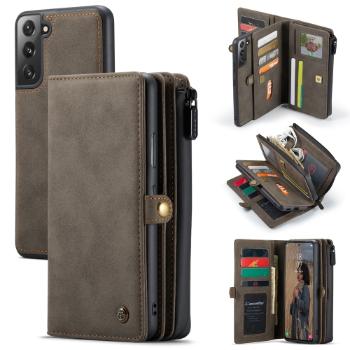 WALLET Ochranný Kryt s peňaženkou 2v1 pre Samsung Galaxy S22 5G hnedé