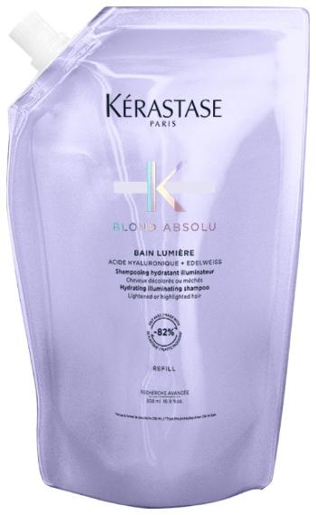 Kérastase Náhradná náplň do hydratačného a rozjasňujúceho šampónu pre zosvetlené a melírované vlasy Blond Absolu Bain Lumiére (Hydrating Illuminating Shampoo Refill) 500 ml