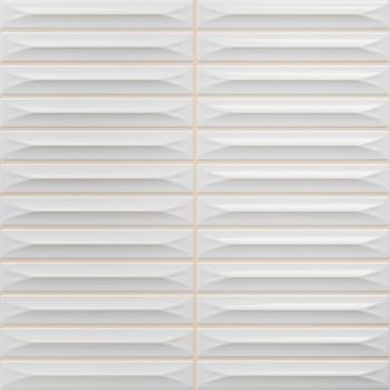Obklad Vilar Albaro Arrow white 20x20 cm reliéfna ARROW151WH