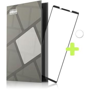Tempered Glass Protector rámikové na Sony Xperia PRO-I, čierne + sklo na kameru (TGR-SXP-BL)