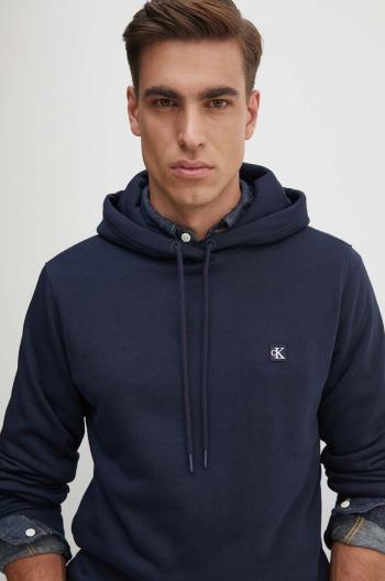 Mikina Calvin Klein Jeans pánska,s kapucňou,jednofarebná,J30J325149