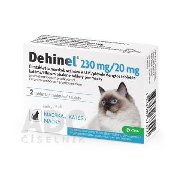 DEHINEL 230 mg/20 mg pre mačky