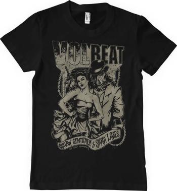 Volbeat Tričko Outlaw Gentlemen Unisex Black XL