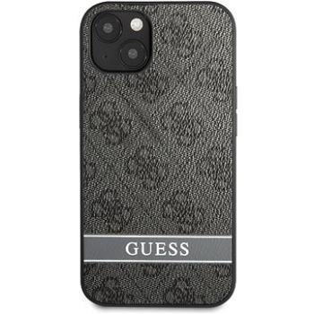 Guess PU 4G Stripe kryt na Apple iPhone 13 Grey (GUHCP13MP4SNK)