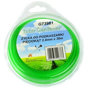 GEKO Struna do sekačky, 2,4mm, 30m, hvězdivocý profil, nylon (G73981)