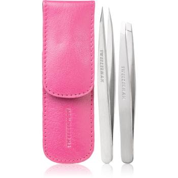 Tweezerman Professional cestovná sada na obočie odtieň Pink