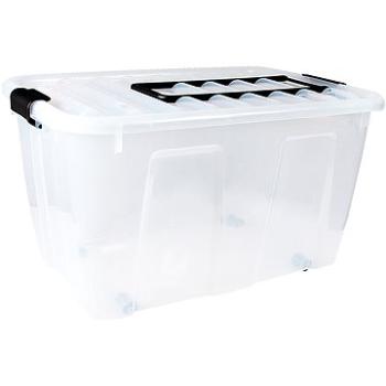 Plast Team Úložný box 86 l, 71 × 48 × 38,7 cm Home transparentný (22270800)