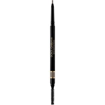 Dolce&Gabbana Brow Restyler Pencil ceruzka na obočie s kefkou odtieň 02 Dark Blonde - Neutral Soft Brown 0.09 g