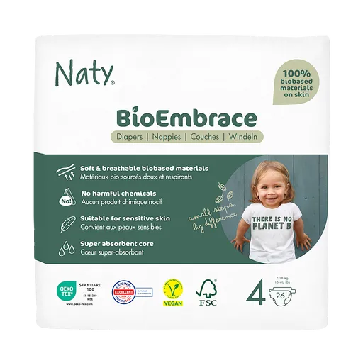ECO BY NATY Bioembrácia maxi plienky 7-18 kg 26 kusov