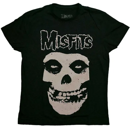 Misfits tričko Logo & Fiend Čierna S
