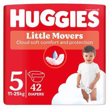 HUGGIES® Plienky jednorazové Little Movers 5 (11-25 ks) 42 ks