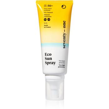 SeventyOne Eco Sun Spray SPF50+ opaľovací sprej s vysokou UV ochranou SPF 50+ 100 ml