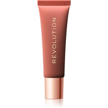 Makeup Revolution Juicy Peptide balzam na pery s peptidmi odtieň Nude Spice 8 ml