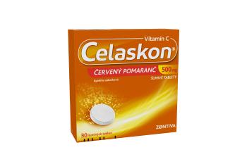 Celaskon Vitamin C 500 mg Červený Pomaranč tbl.eff.30 x 500 mg