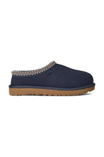Semišové papuče UGG Tasman II tmavomodrá farba, 1174470.DKN