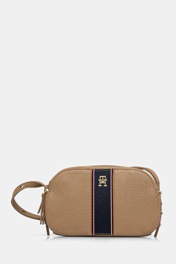 Kabelka Tommy Hilfiger béžová farba, AW0AW16898