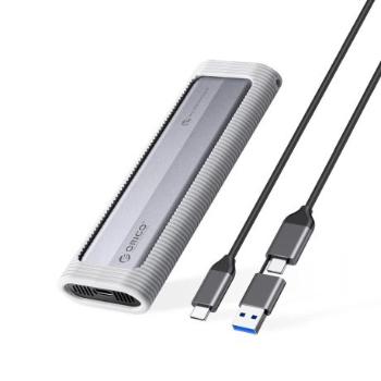 Orico AXM2-G2 externý box pre M.2 NVME USB-C, šedý