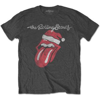The Rolling Stones tričko Santa Lick Šedá XL