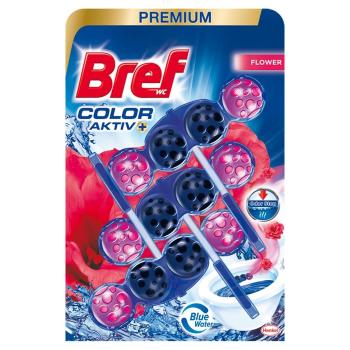 Bref Blue Aktiv WC frissítő Fresh Flowers (3x50g)