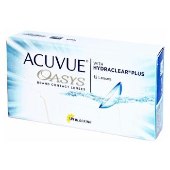 JOHNSON Acuvue Oasys dvojtýždňové kontaktné šošovky 12 kusov, Počet ks: 12 ks, Zakrivenie: 8,4, Priemer: 14,0, Počet dioptrií: -10,0