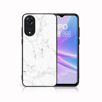 MY ART Ochranný kryt pre Oppo A78 5G WHITE MARBLE (144)