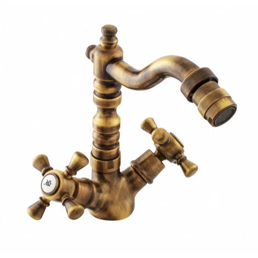 RAV SLEZÁK Morava bidetová batéria s otočným ramienkom stará mosadz mk320.0/9sm MK320.09SM