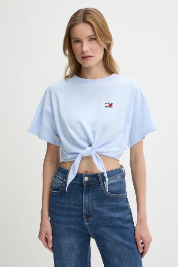 Bavlnené tričko Tommy Jeans dámske, DW0DW20321