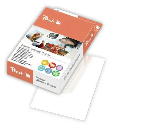 PEACH fotopapier lesklý 10x15cm, 240g/m2, 100listov