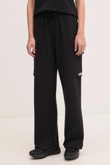Tepláky adidas Essentials Linear čierna farba, jednofarebné, JC8312