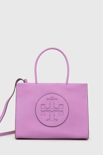 Kabelka Tory Burch Ella Bio Small Tote- Bright Amethyst fialová farba