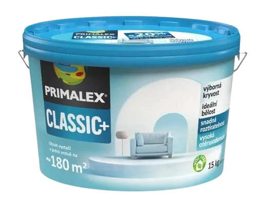 PRIMALEX CLASSIC + - Snehobiela interiérová farba biela 25 kg
