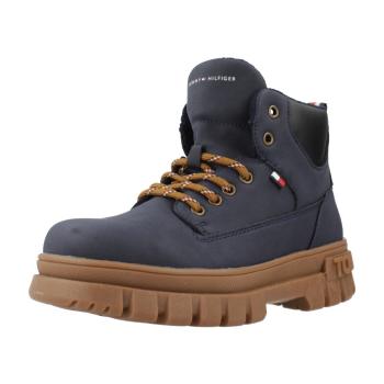 Tommy Hilfiger  LACE-UP BOOTIE  Čižmy Modrá