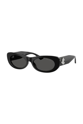 Slnečné okuliare Jimmy Choo dámske, čierna farba, 0JC5038BU