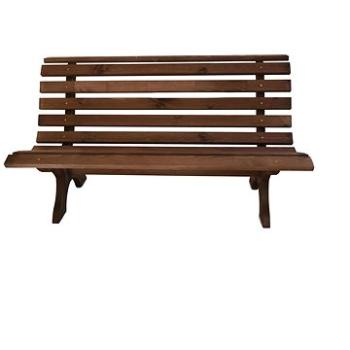 ROJAPLAST Lavica záhradná RETRO, morená 150 cm (247150)