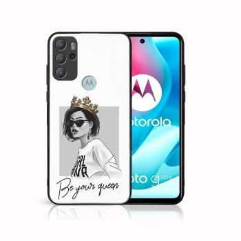 MY ART Silikónový obal Motorola Moto G60s QUEEN (139)