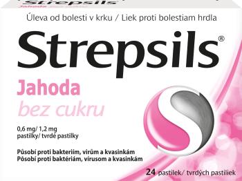 STREPSILS Jahoda 24 pastiliek