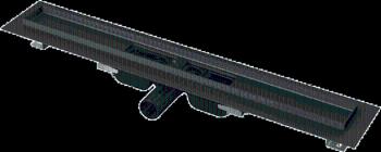 Sprchový žľab Alca 105 cm nerez černá mat APZ101BLACK-1050