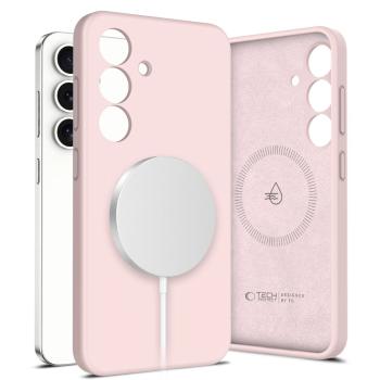 TECH-PROTECT LIQUID SILICONE MAGSAFE Kryt Samsung Galaxy S25 5G PINK PEARL