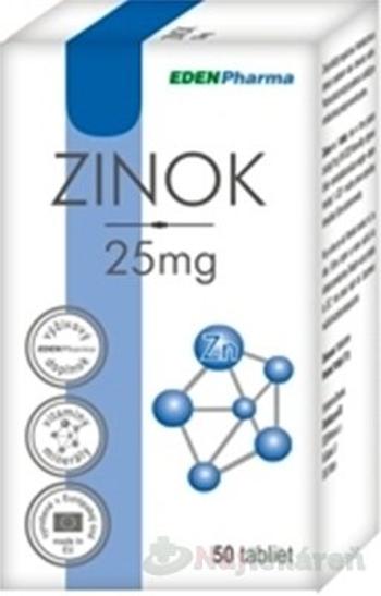 EdenPharma Zinok 25 mg 50 tabliet