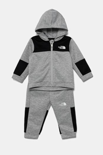 Tepláková súprava pre bábätká The North Face BABY EASY FZ SET šedá farba, NF0A877HDYX1