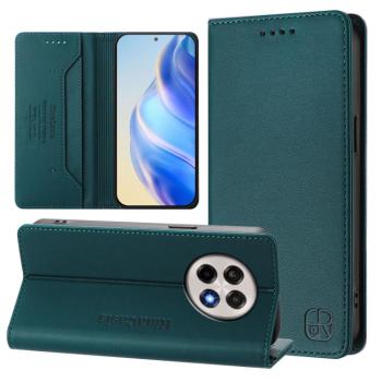 RINA Zaklápacie puzdro pre OnePlus 13R 5G tmavozelené