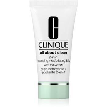 Clinique All About Clean 2-in-1 Cleansing + Exfoliating Jelly exfoliačný čistiaci gél 150 ml