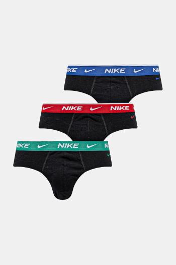 Slipy Nike 3-pak pánske, čierna farba, 0000KE1006