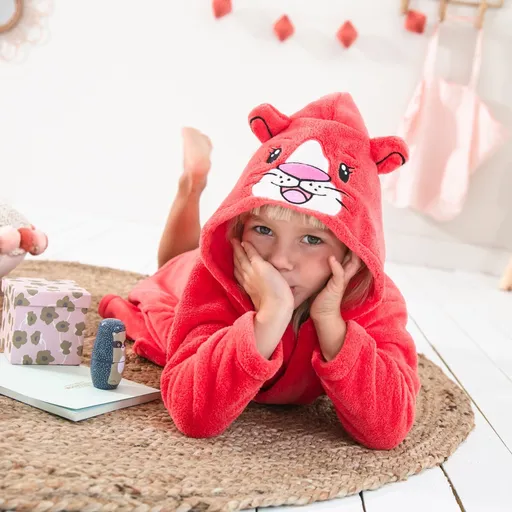 Detský župan levica s kapucňou