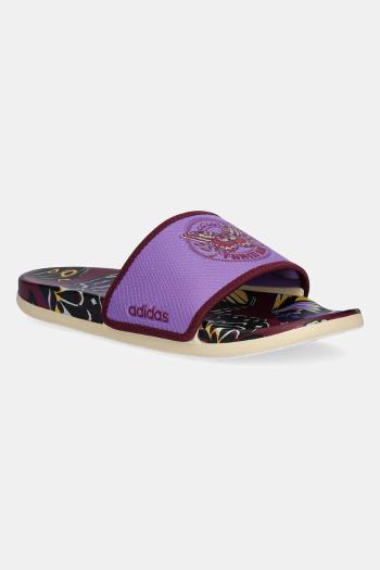 Šľapky adidas bordová farba, JQ1250