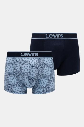 Boxerky Levi's 2-pak pánske, tmavomodrá farba, 37149-1031