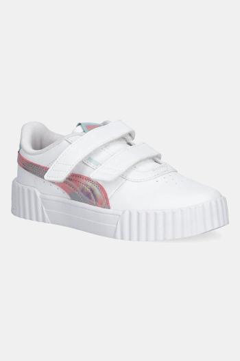Detské tenisky Puma Carina 3.0 Space belle V PS biela farba, 402806