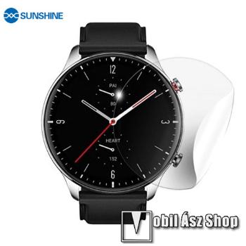 Xiaomi Amazfit GTR 2 43mm, Sunshine Hydrogel TPU okosóra képernyővédő fólia, Ultra Clear, Önregeneráló!, 1db