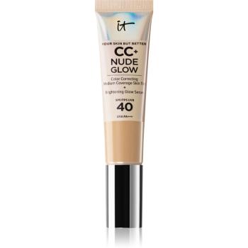 IT Cosmetics Your Skin But Better CC + Nude Glow make-up pre rozjasnenie pleti SPF 40 odtieň Medium Tan 32 ml